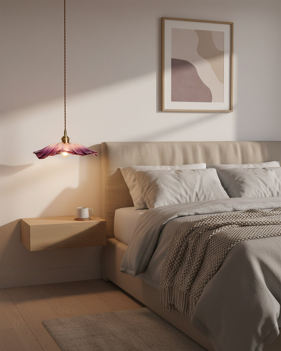 Flower Glass Plug In Pendant Lamp — product view 17