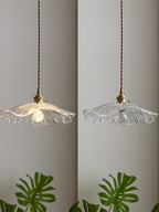 Flower Glass Plug In Pendant Lamp — product view 25