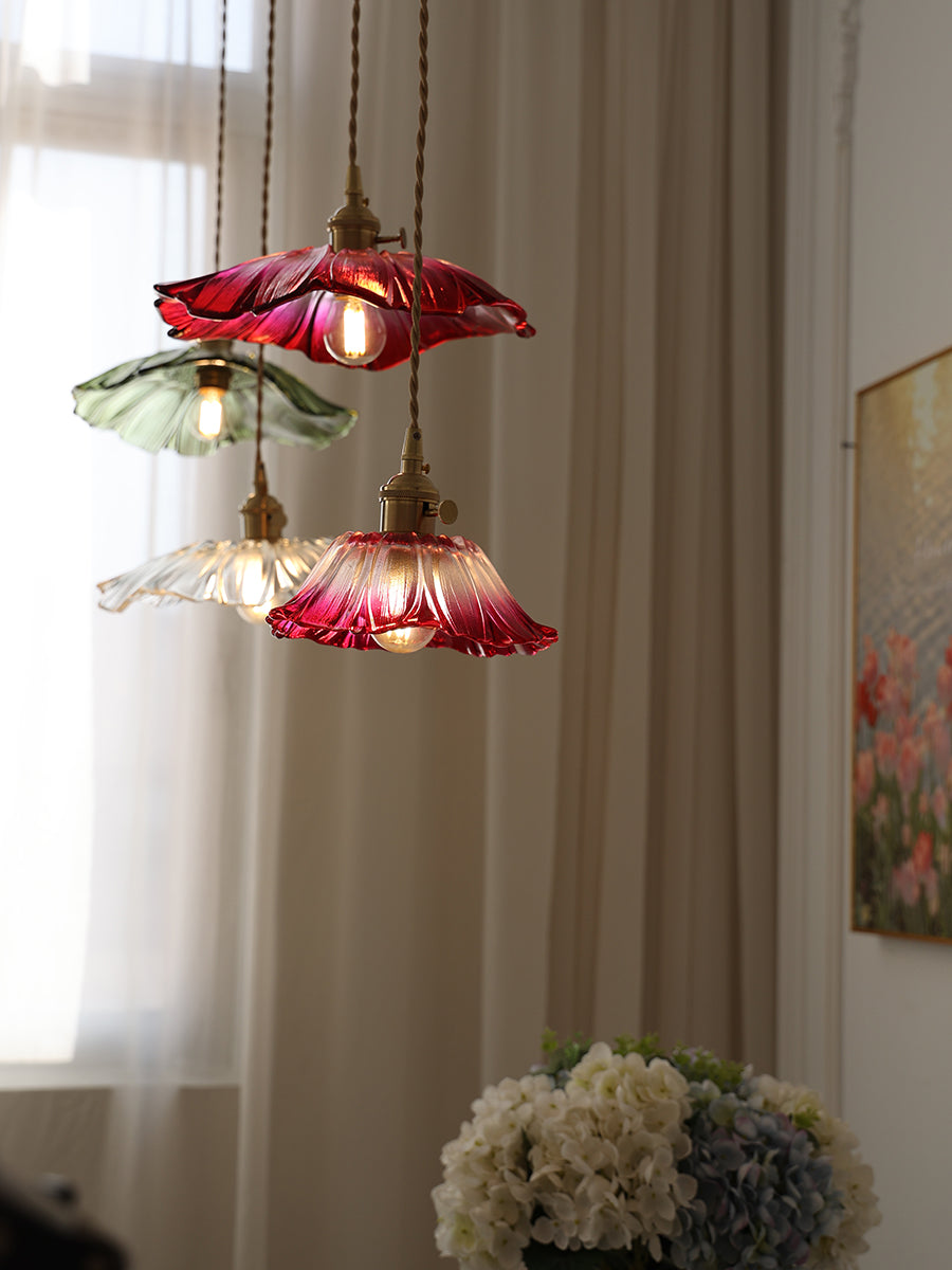Flower Glass Plug In Pendant Lamp — product view 30