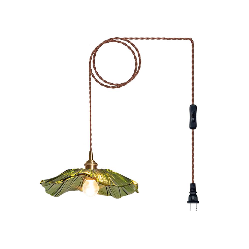 Flower Glass Plug In Pendant Lamp — product view 36