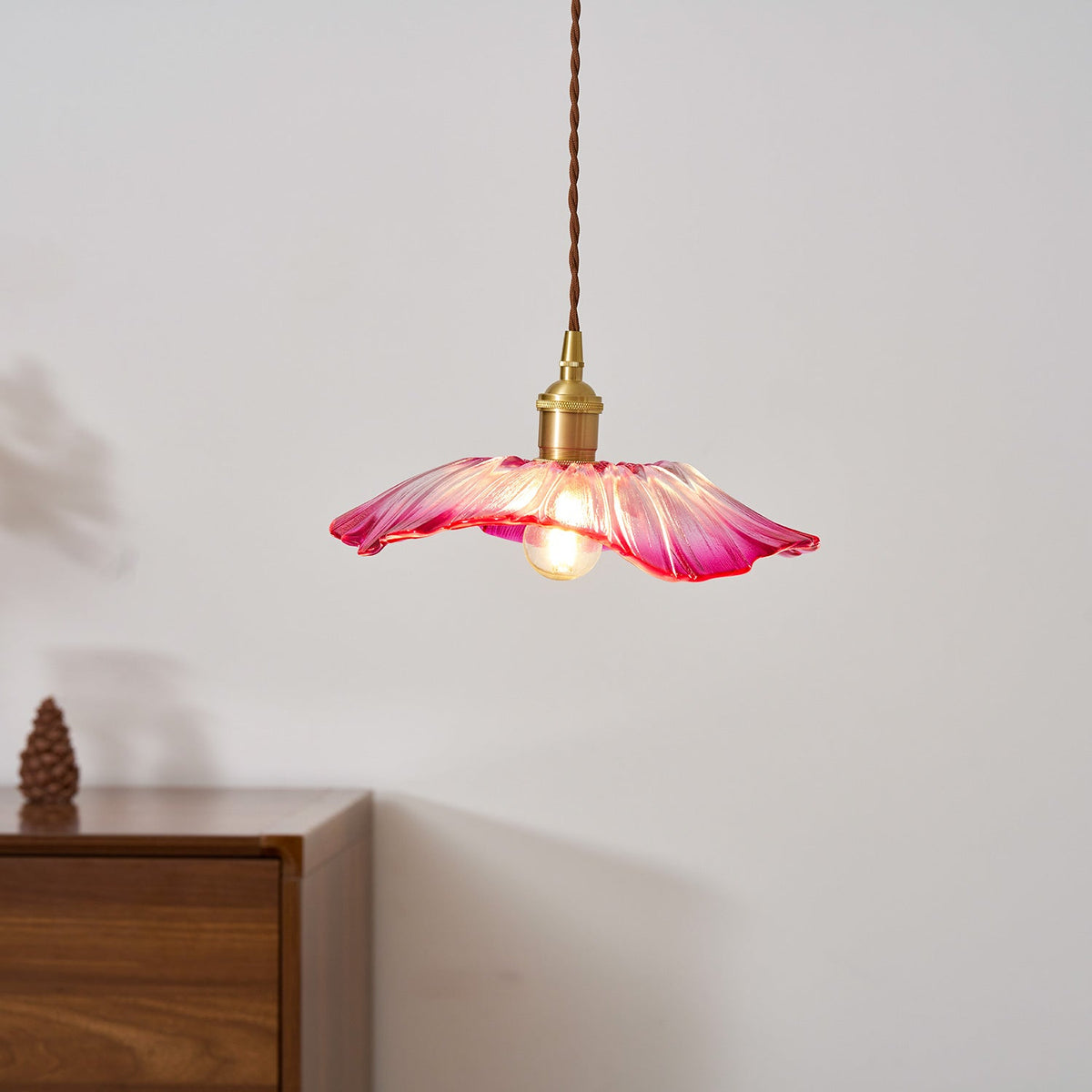 Flower Glass Plug In Pendant Lamp — product view 37