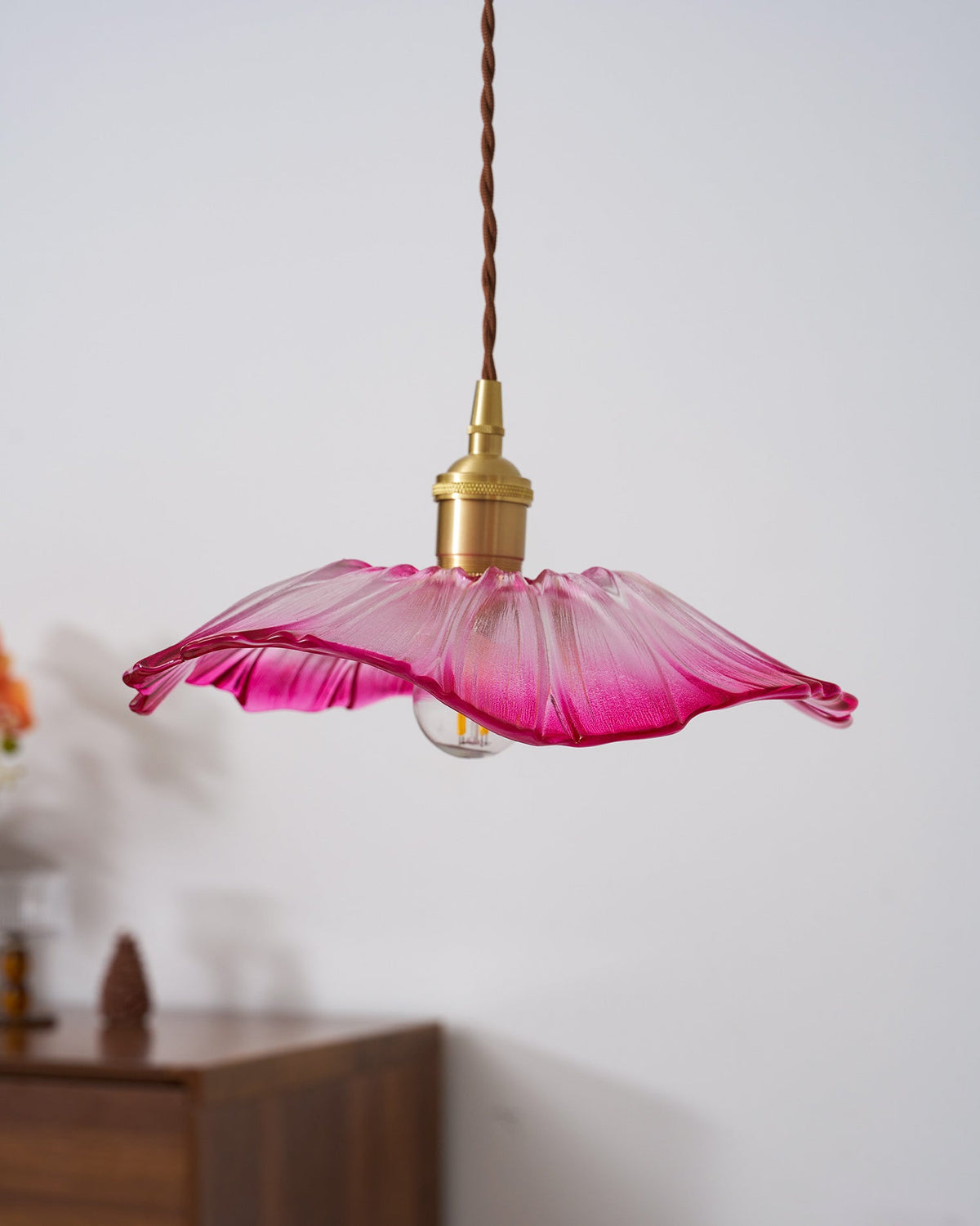 Flower Glass Plug In Pendant Lamp — product view 41