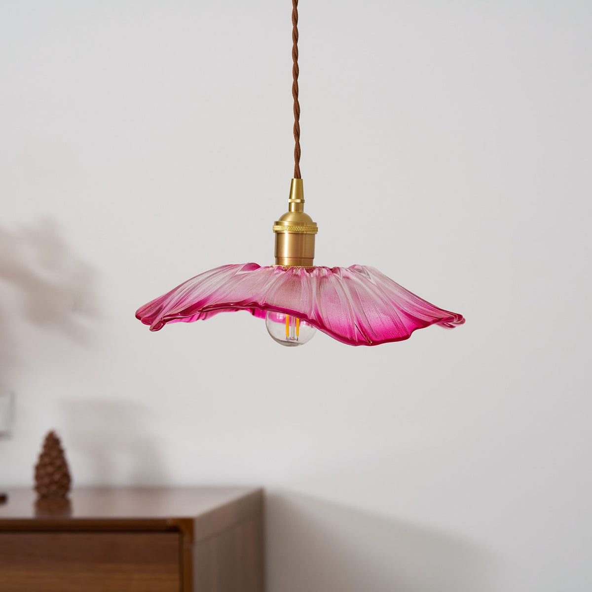 Flower Glass Plug In Pendant Lamp — product view 54