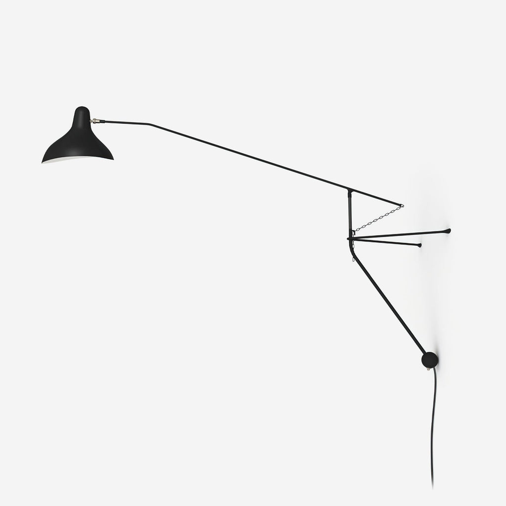 Mantis Black Metal Wall Lamp — product view 1