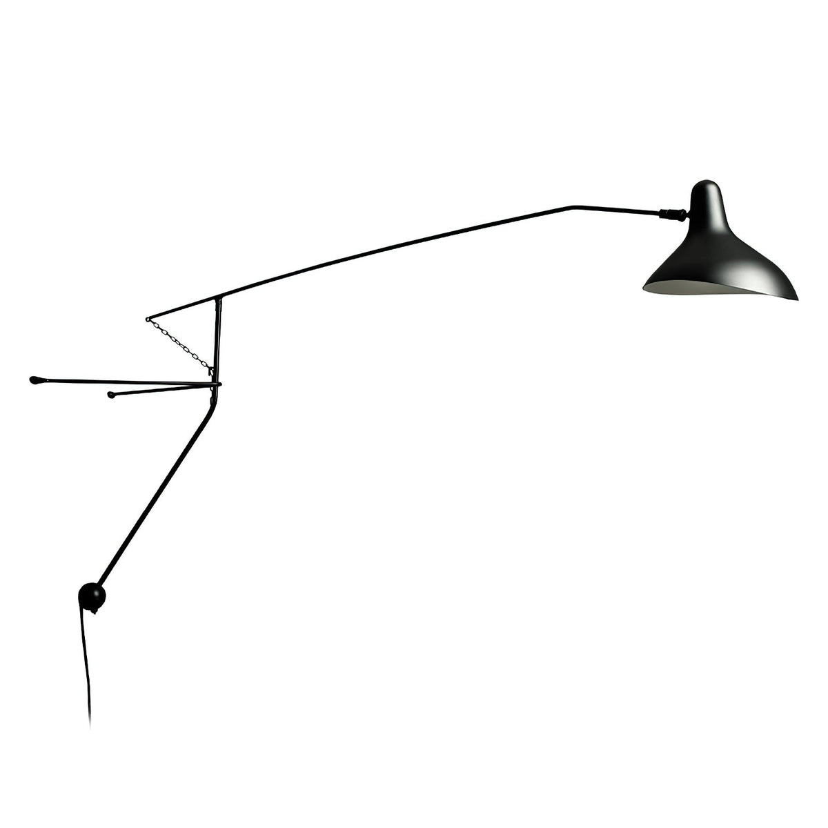 Mantis Black Metal Wall Lamp — product view 10
