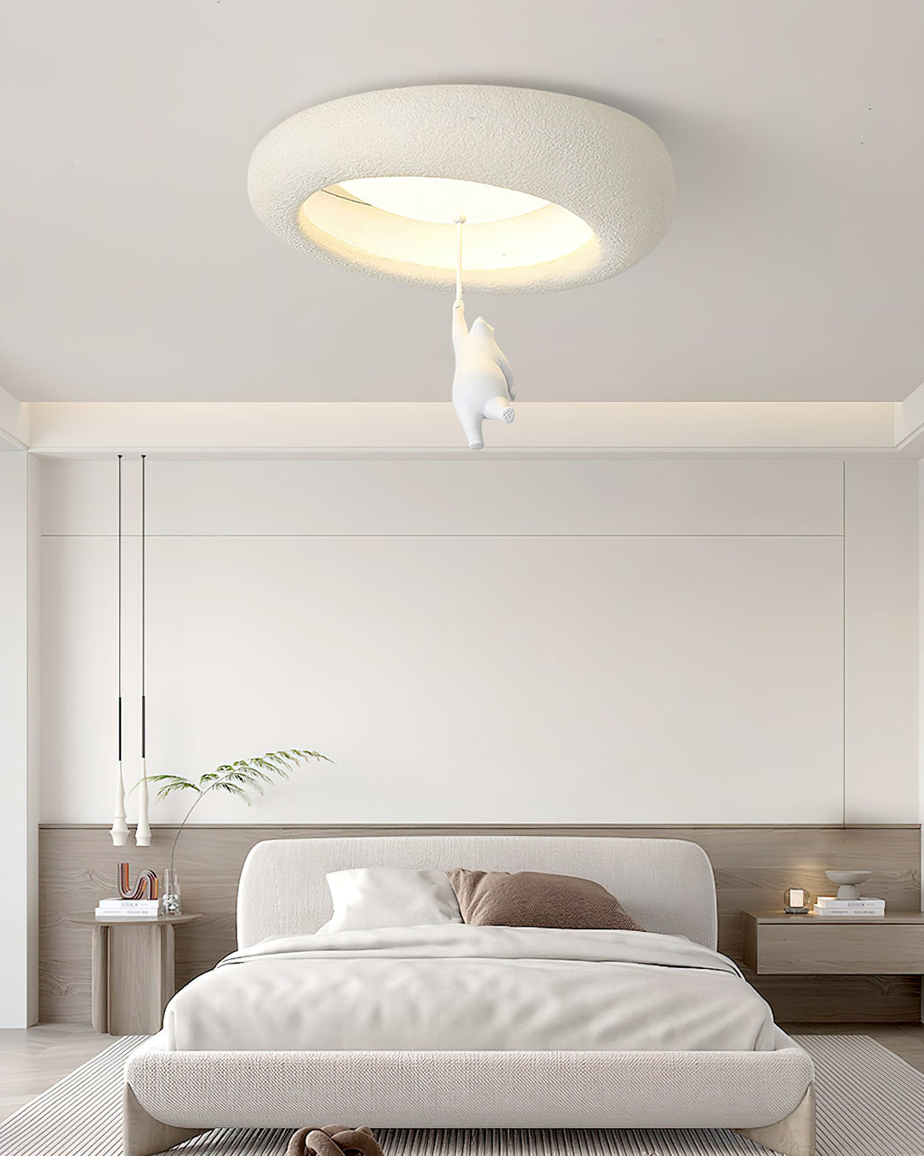 Kami Little Bear Glass Ceiling Light — product view 3