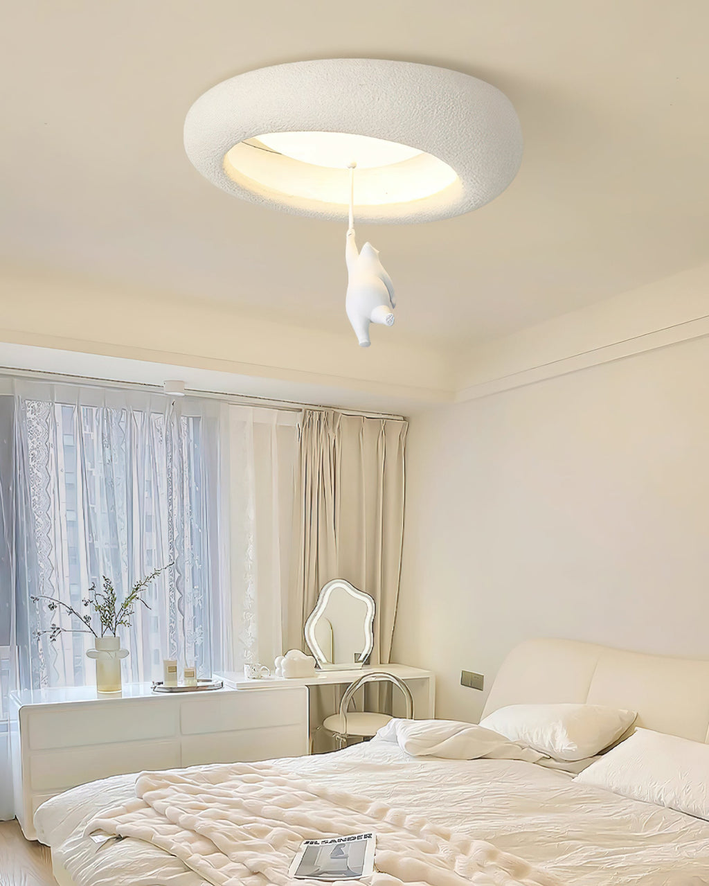 Kami Little Bear Glass Ceiling Light — product view 4