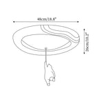 Kami Little Bear Glass Ceiling Light — product view 6