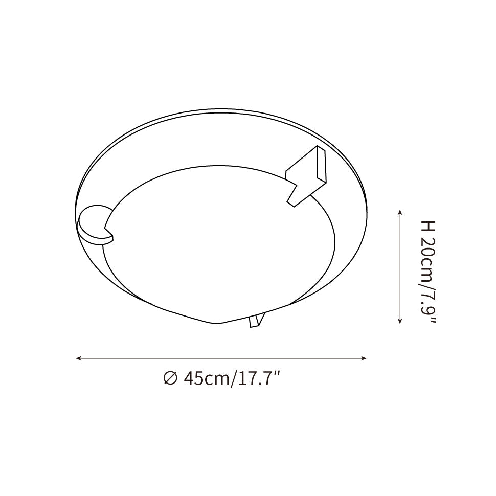 Stoja Metal Ceiling Lamp — product view 5