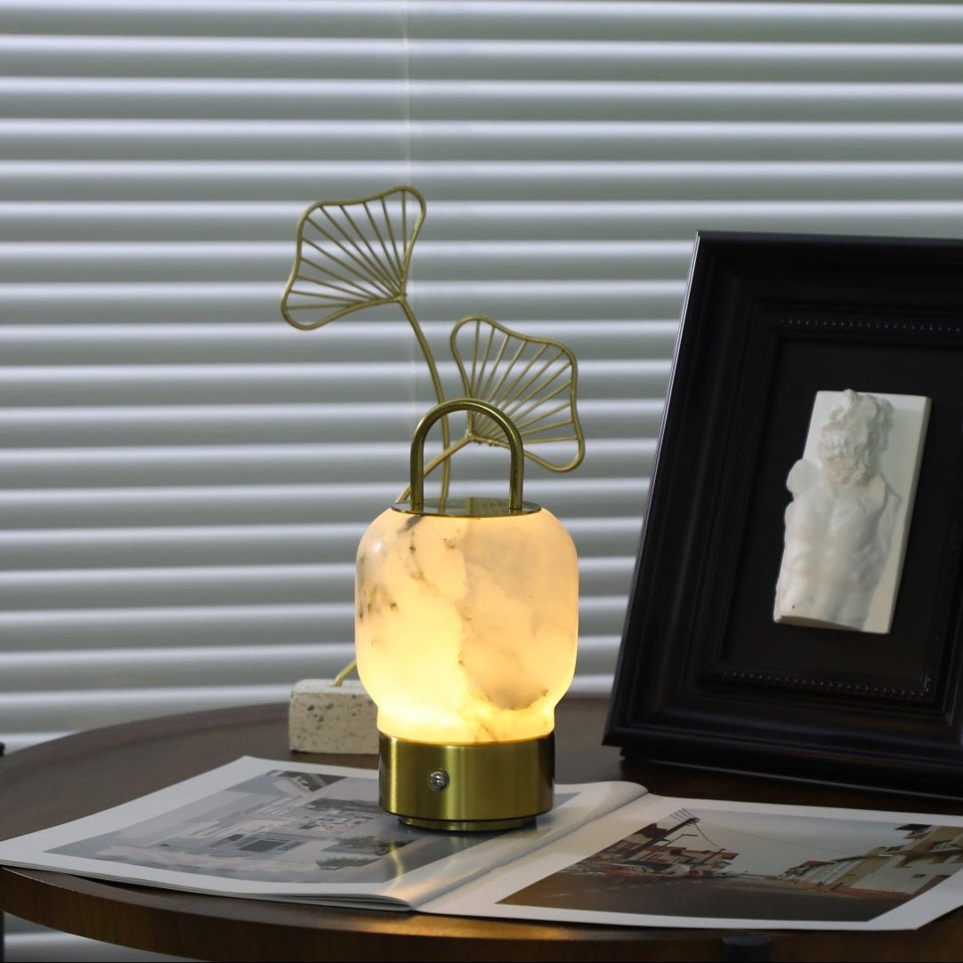 Alabaster Portable Rechargeable Table Lamp – product view 9