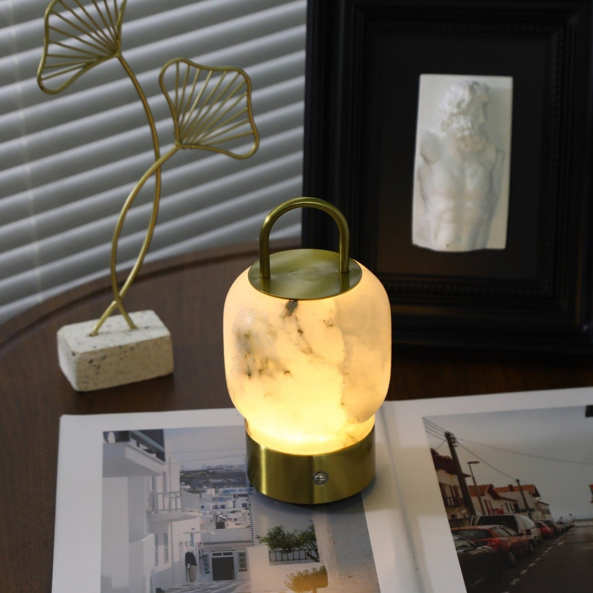 Alabaster Portable Rechargeable Table Lamp – product view 11
