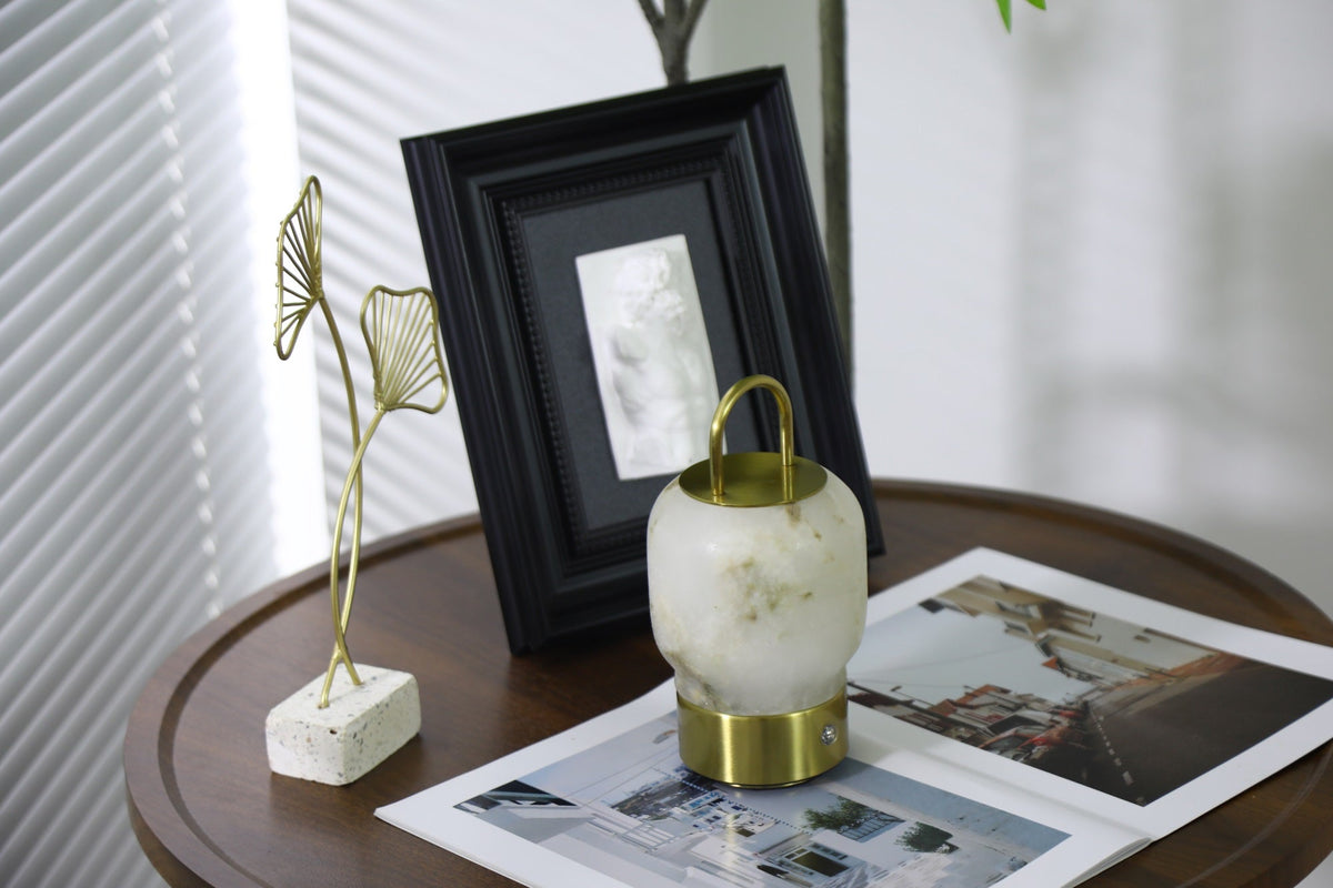 Alabaster Portable Rechargeable Table Lamp – product view 14