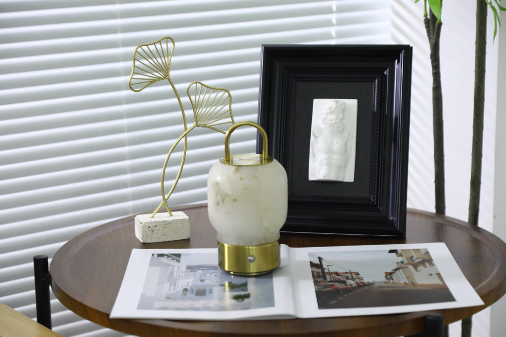 Alabaster Portable Rechargeable Table Lamp – product view 15