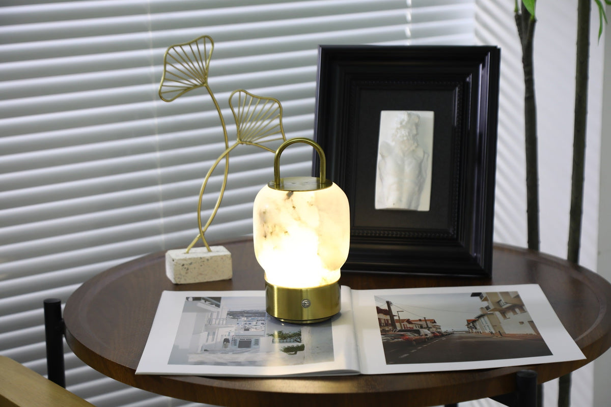 Alabaster Portable Rechargeable Table Lamp – product view 17