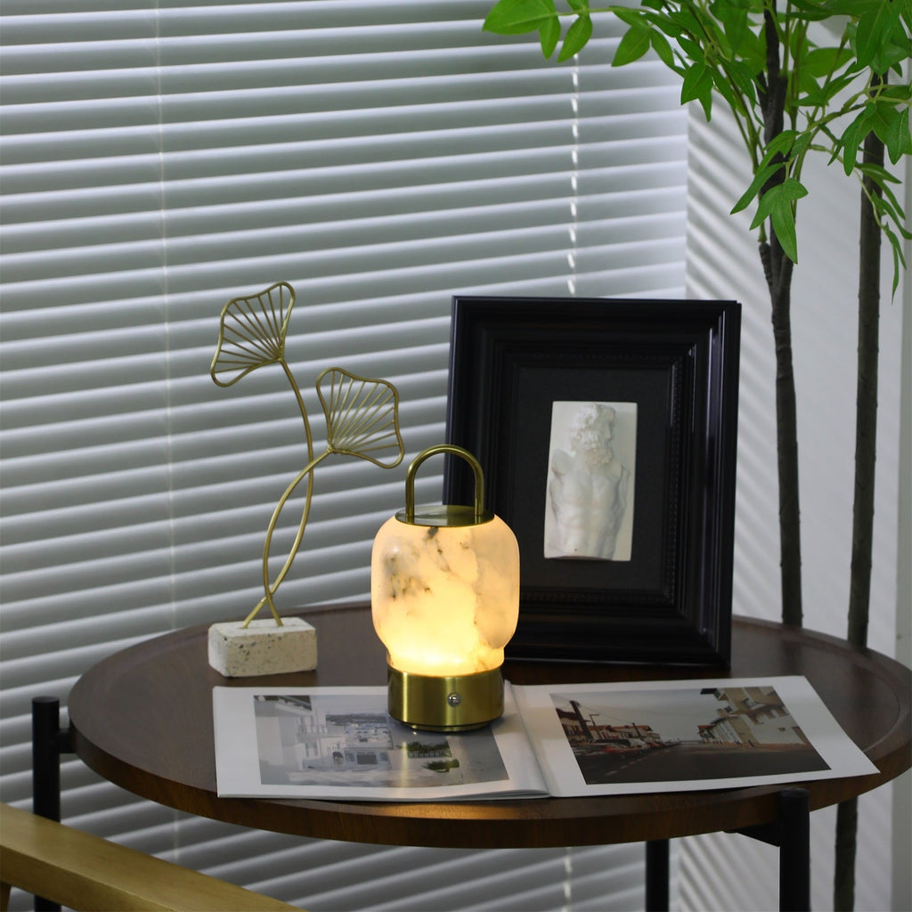 Alabaster Portable Rechargeable Table Lamp – product view 18