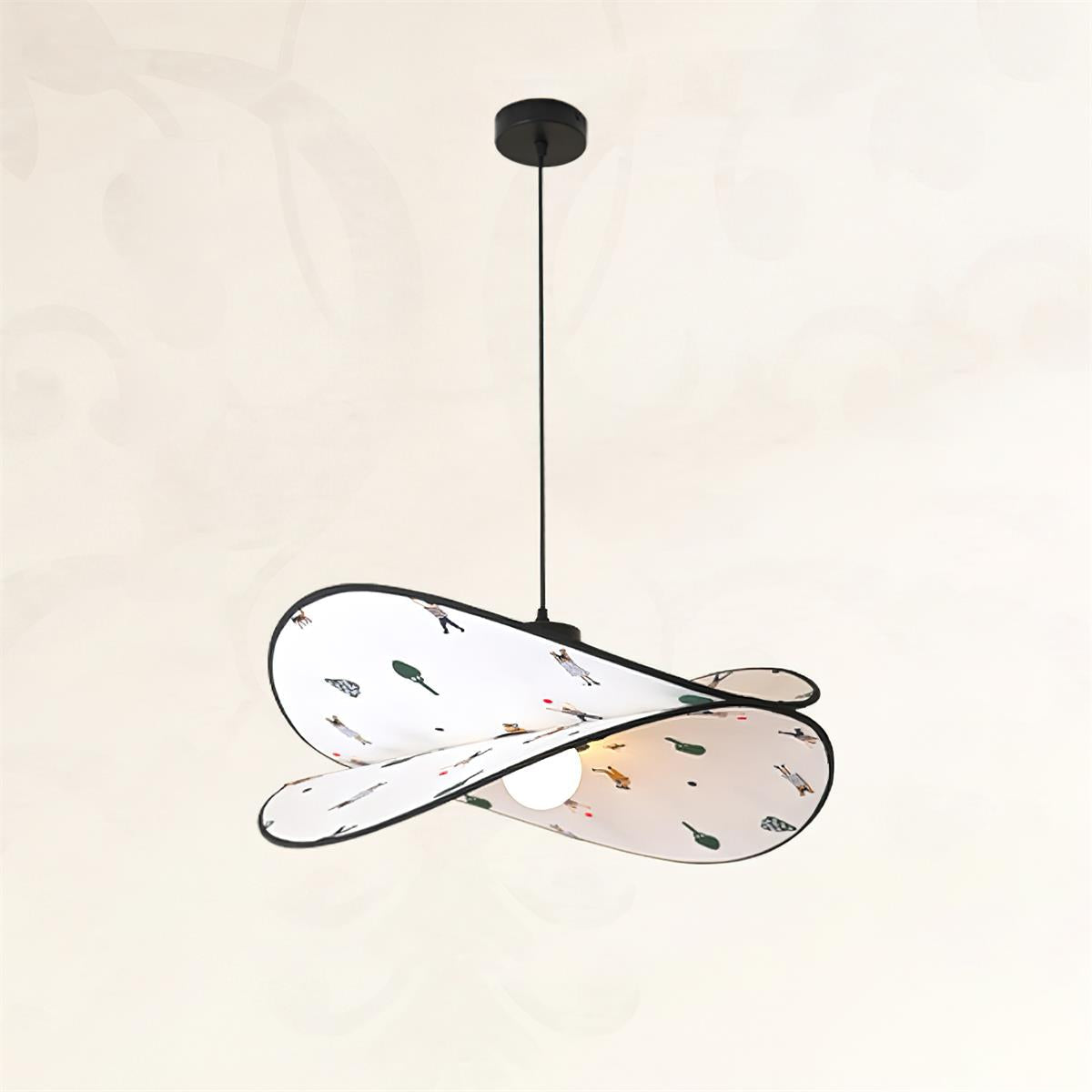 Dika Fabric Pendant Lamp — product view 3