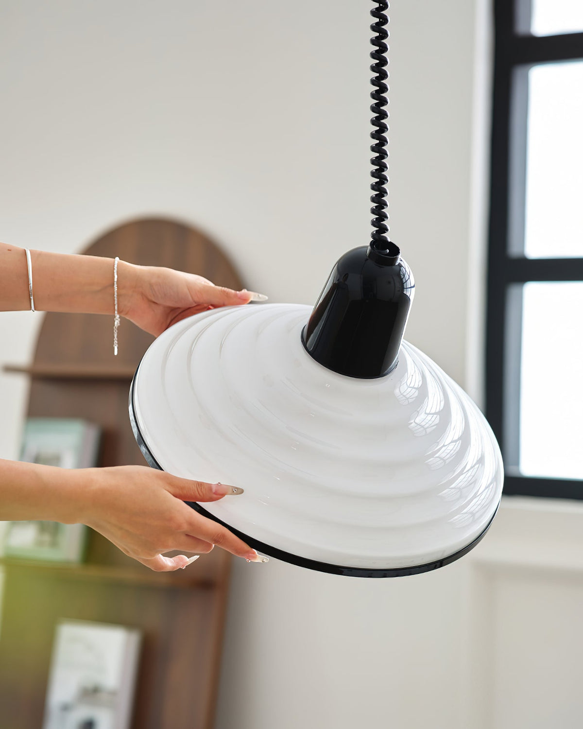 Metalowa Glass Pendant Lamp — product view 3