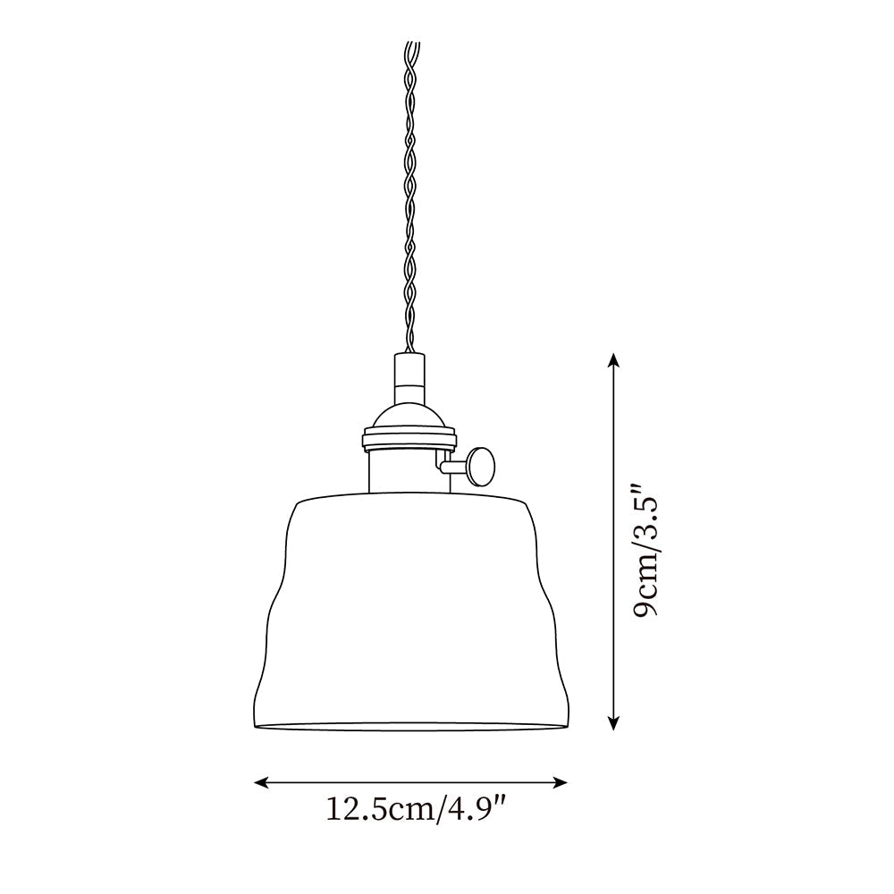 Cavitt Glass Pendant Lamp — product view 4