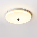 Aeon Travertine Orb Ceiling Light — product view 3