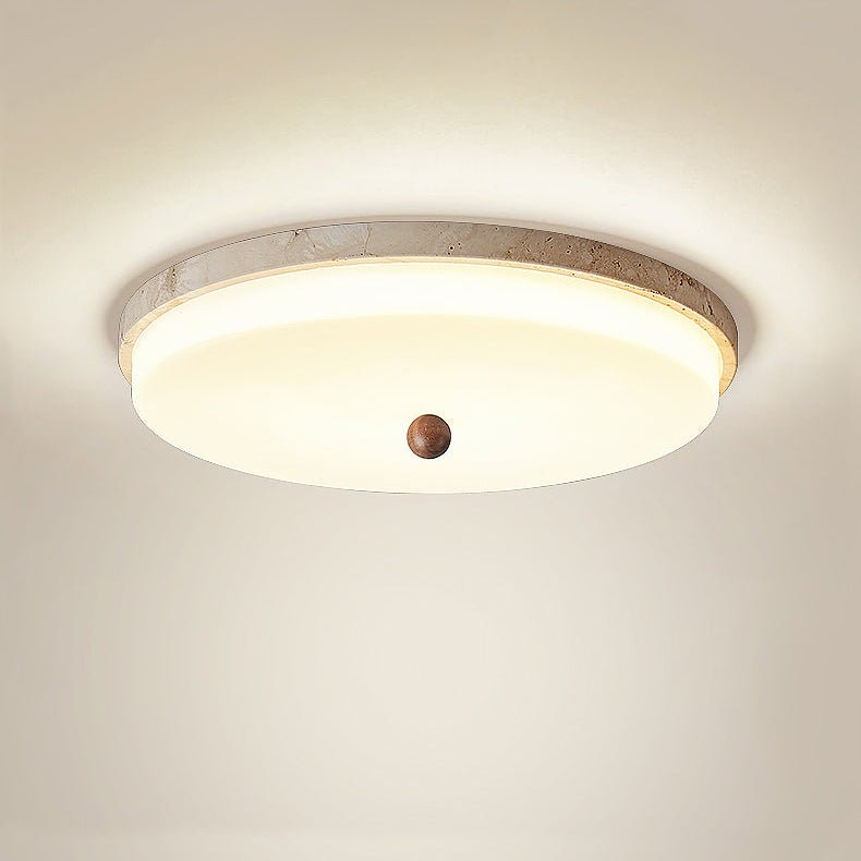 Aeon Travertine Orb Ceiling Light — product view 5