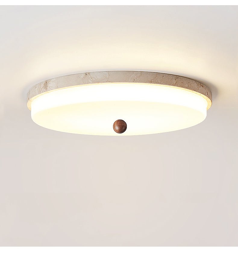 Aeon Travertine Orb Ceiling Light — product view 7