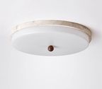 Aeon Travertine Orb Ceiling Light — product view 8