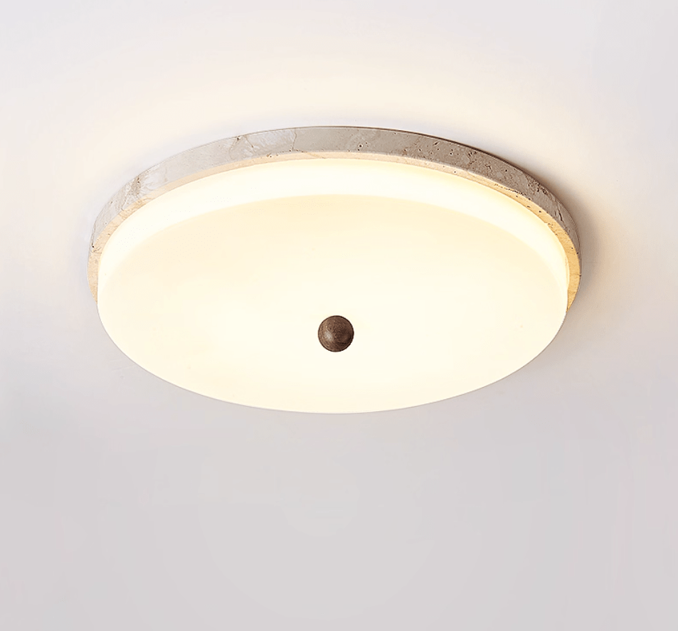 Aeon Travertine Orb Ceiling Light — product view 10