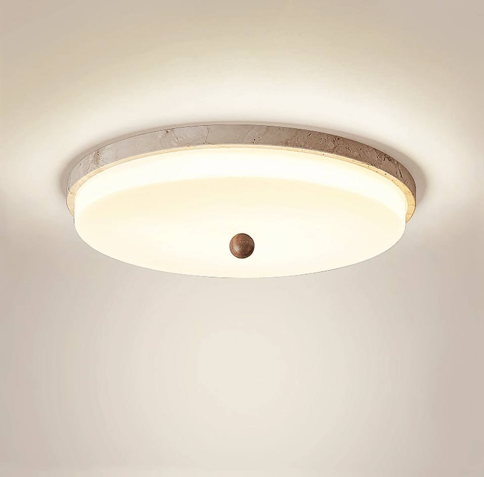 Aeon Travertine Orb Ceiling Light — product view 12