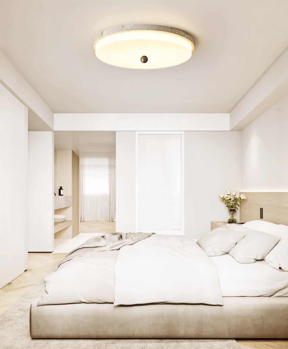 Aeon Travertine Orb Ceiling Light — product view 14