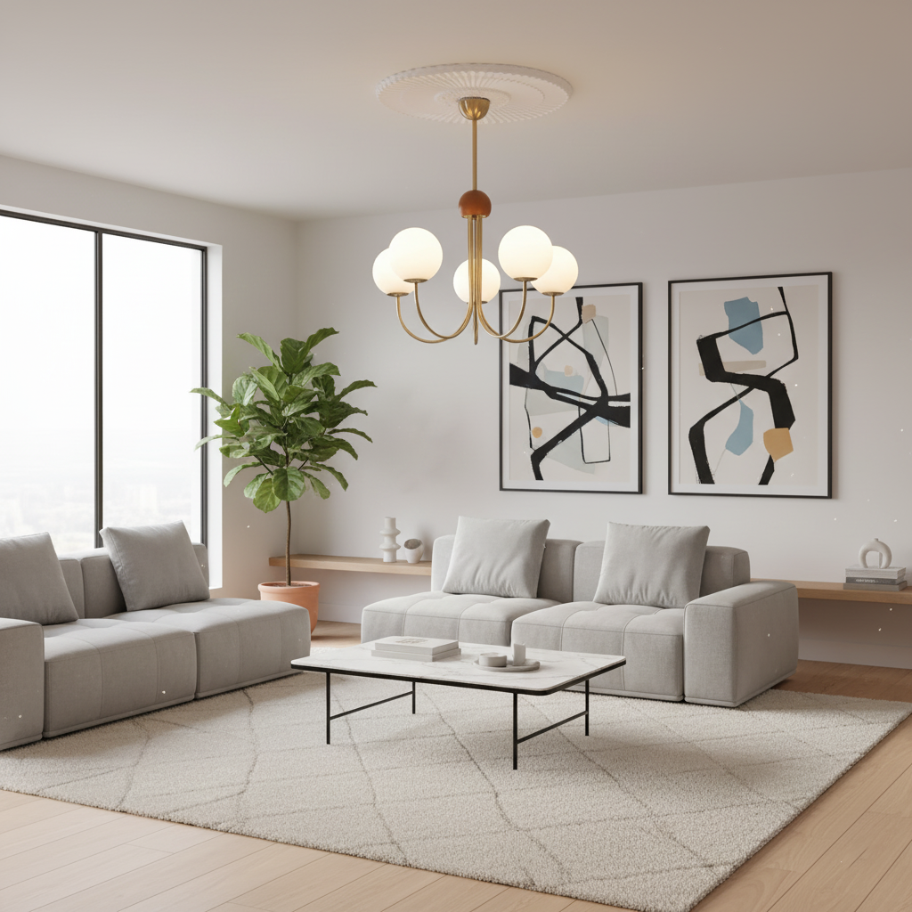 Valentina Glass Chandelier — product view 12