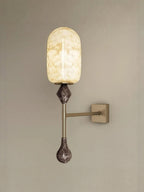 Alabaster Obelisk Double Alabaster Sconce – product view 20