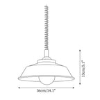 Toscot Metal Pendant Lamp — product view 5