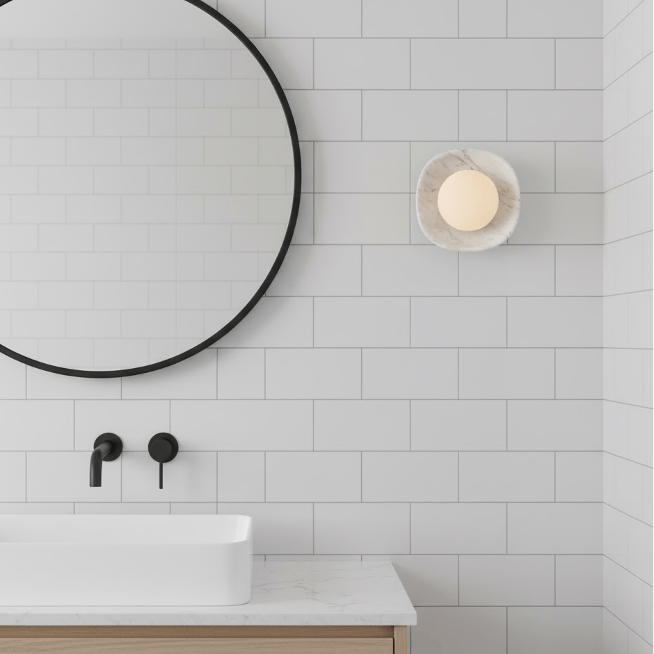 Carrara Cusp Sconce – product view 3