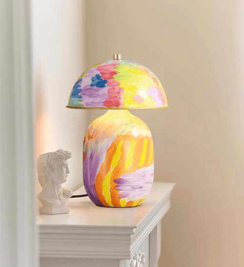 Abstract Mural Table Lamp — product view 2