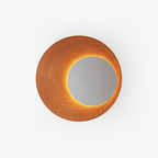 Abstract Circular Crescent Wall Sconce — product view 1