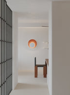 Abstract Circular Crescent Wall Sconce — product view 4