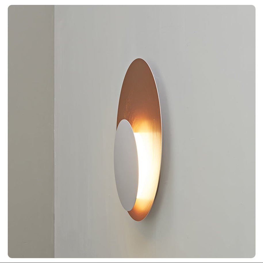 Abstract Circular Crescent Wall Sconce — product view 8