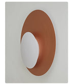 Abstract Circular Crescent Wall Sconce — product view 12