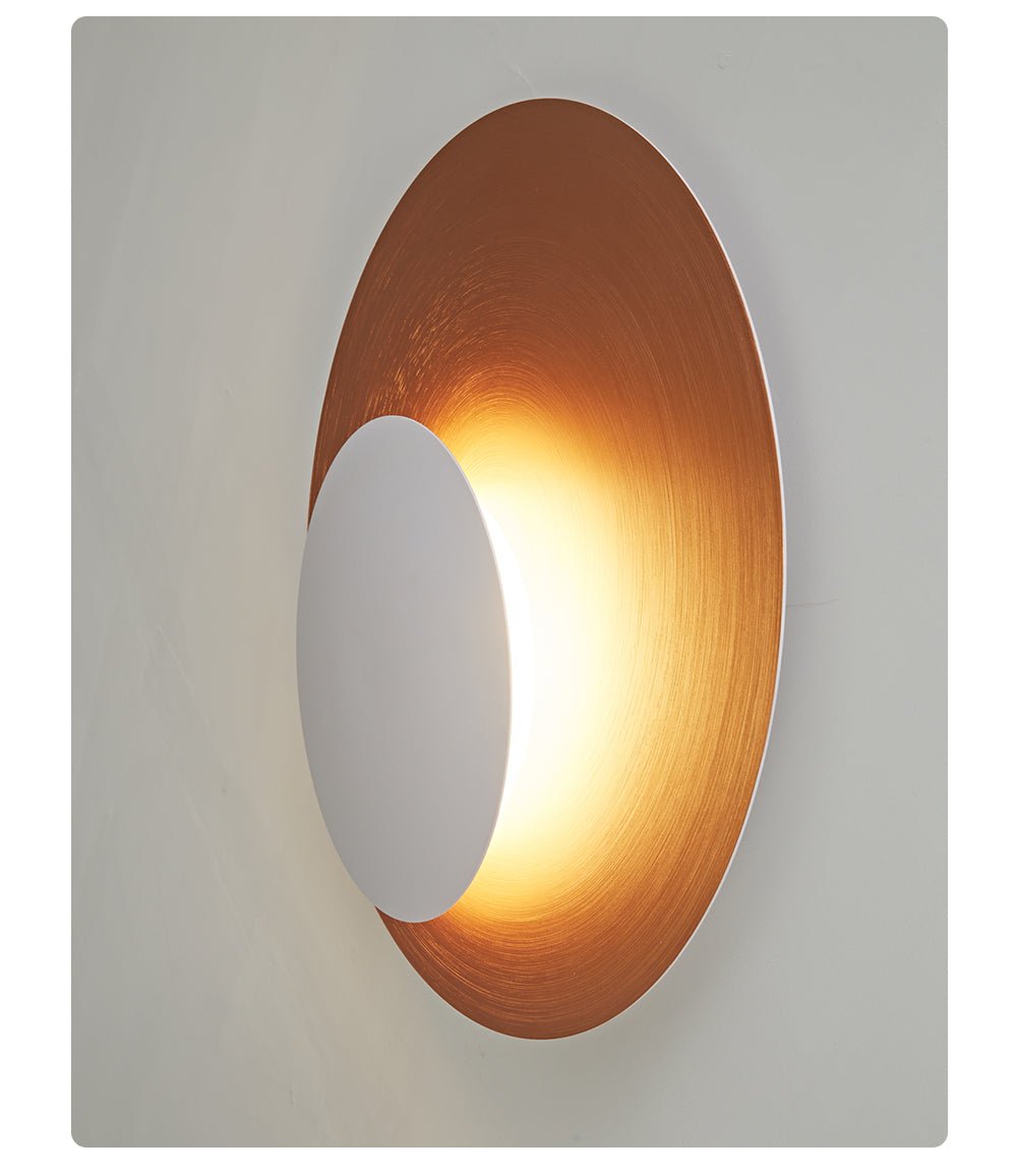 Abstract Circular Crescent Wall Sconce — product view 13