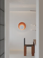 Abstract Circular Crescent Wall Sconce — product view 14