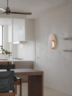 Abstract Circular Crescent Wall Sconce — product view 15