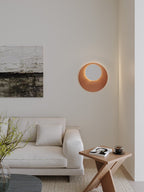 Abstract Circular Crescent Wall Sconce — product view 16