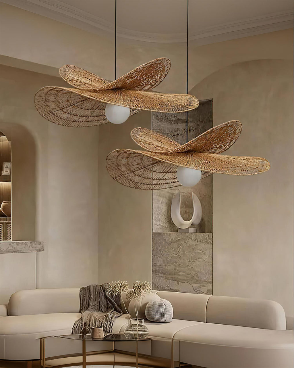Bukolische Rattan Pendant Lamp — product view 3
