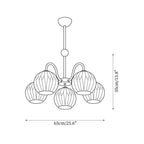 Renee Glass Chandelier — product view 10