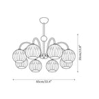 Renee Glass Chandelier — product view 11