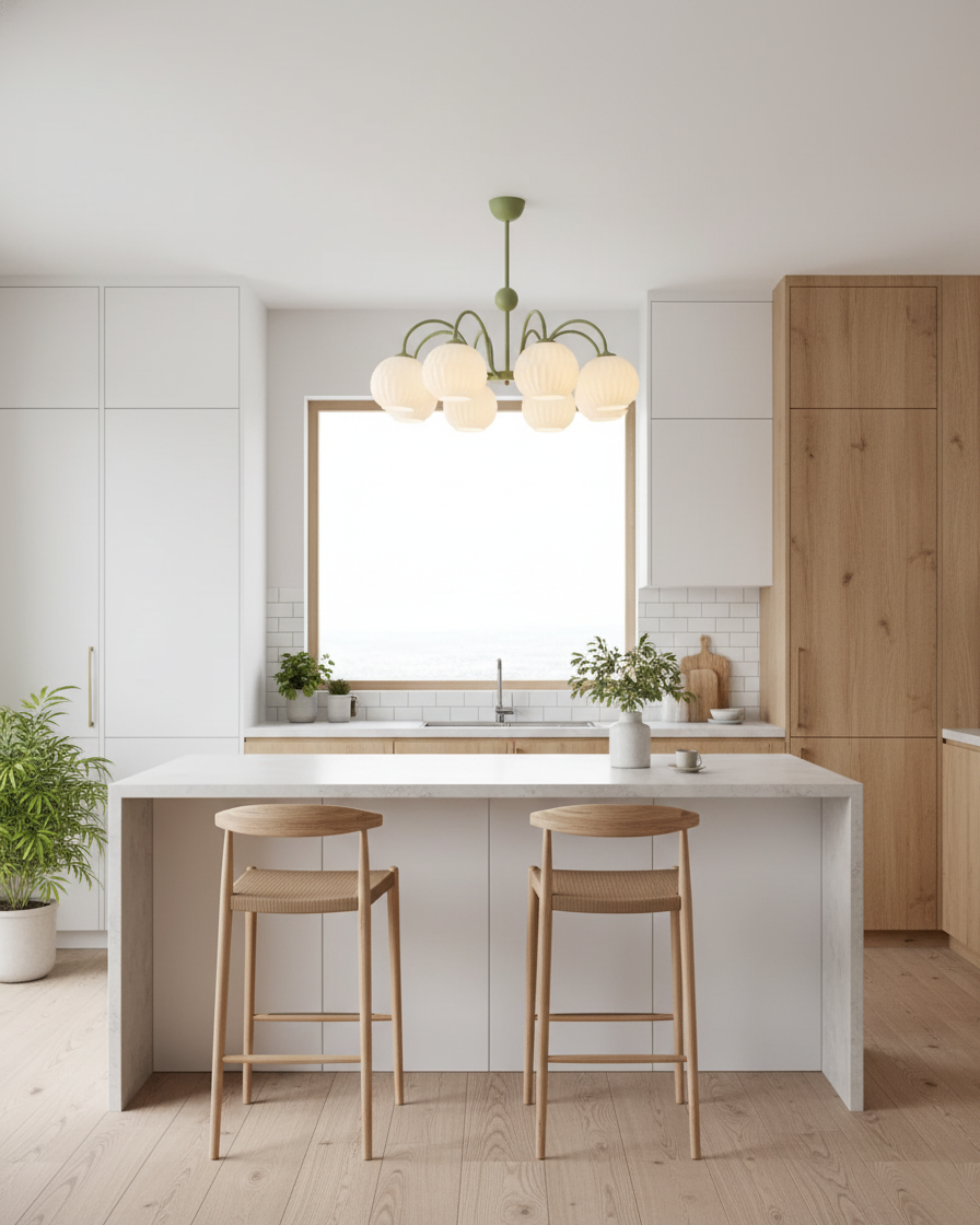 Renee Glass Chandelier — product view 12