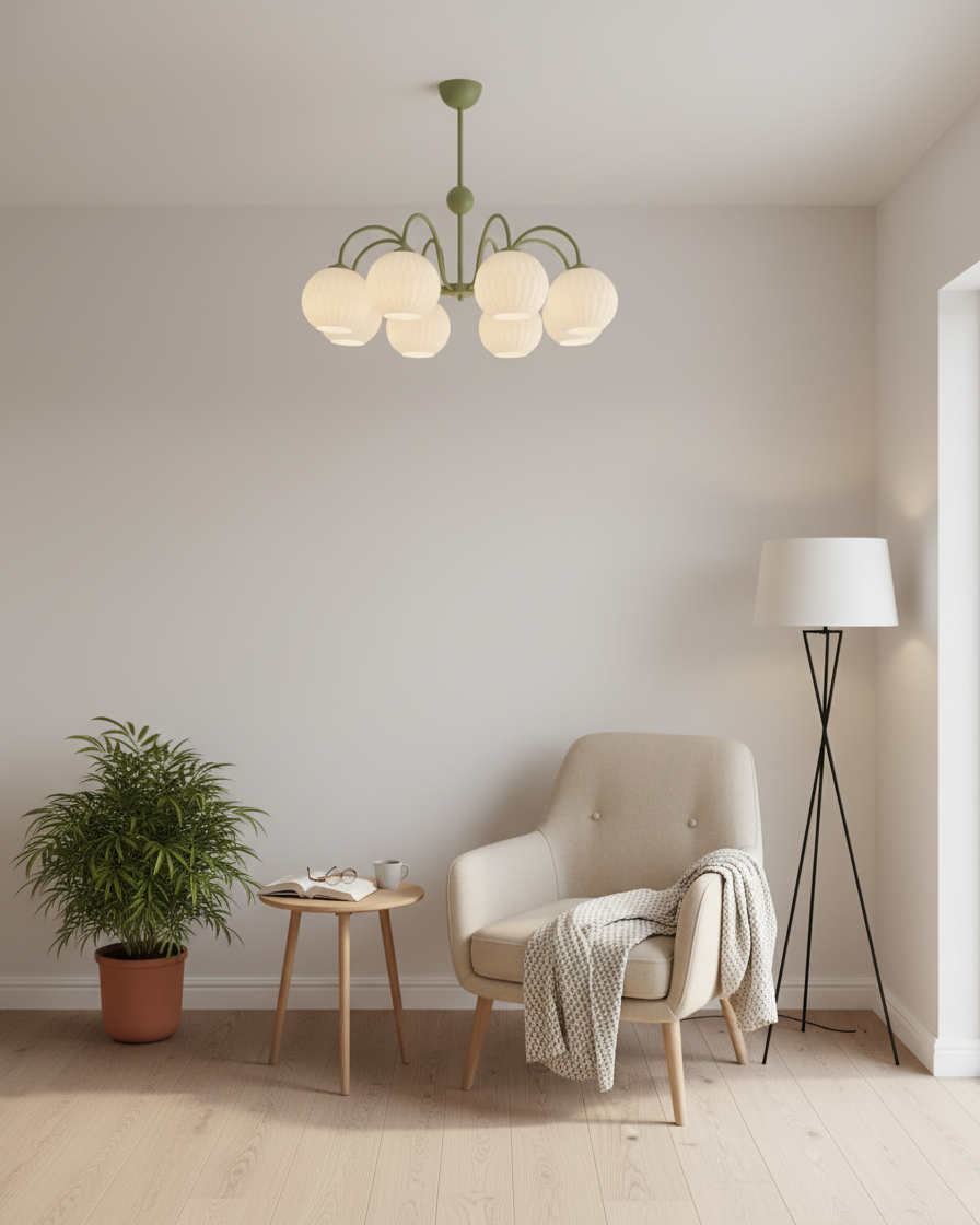 Renee Glass Chandelier — product view 14