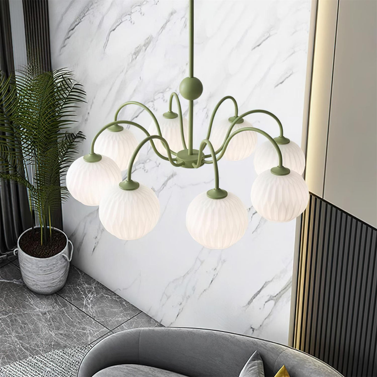 Renee Glass Chandelier — product view 30