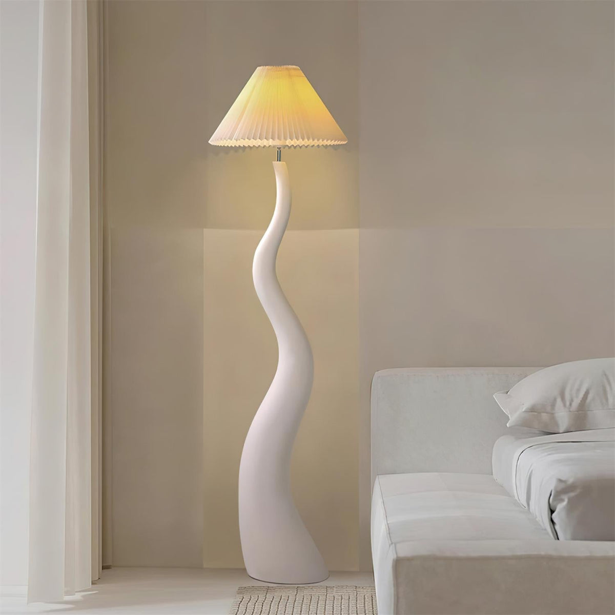 Haruki Twisted Resin Floor Lamp — product view 2