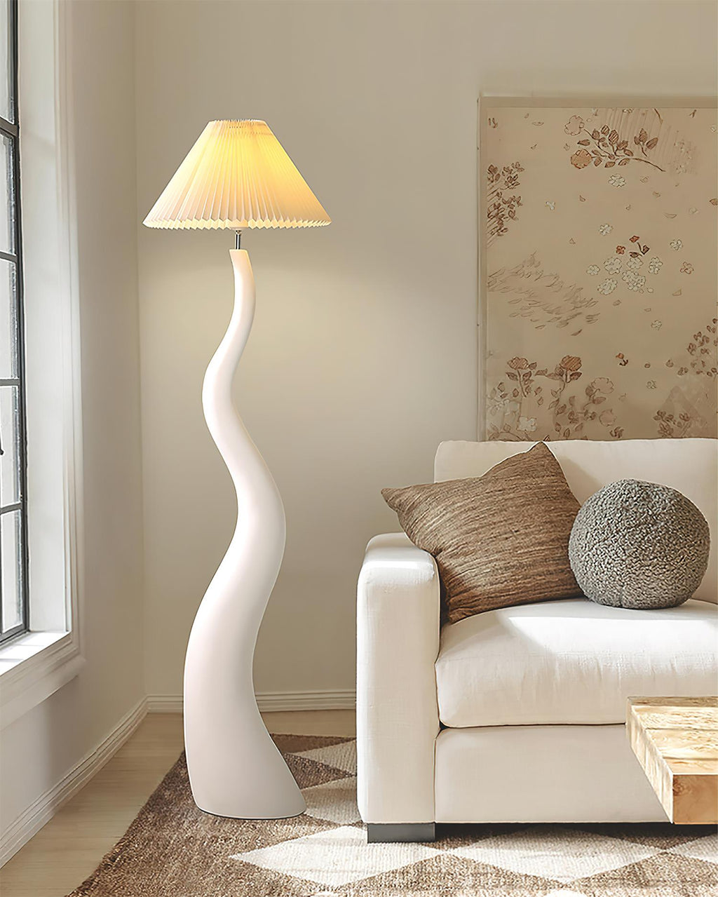 Haruki Twisted Resin Floor Lamp — product view 6